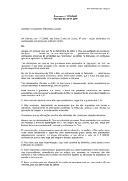 Ac&oacute;rd&atilde;o do STJ - Base de Dados Jur&iacute;dicos da DATAJURIS