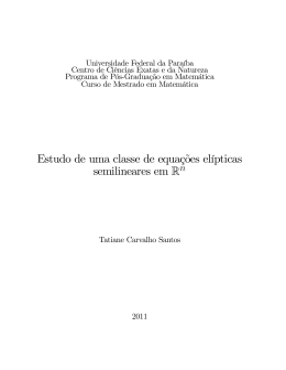 Estudo de uma classe de equa&ccedil;&otilde;es el&iacute;pticas semilineares em