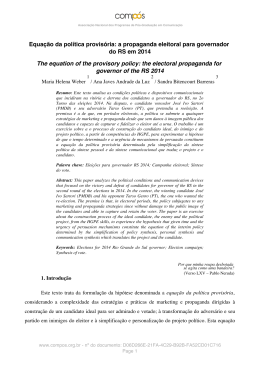 a propaganda eleitoral para governador do RS em 2014