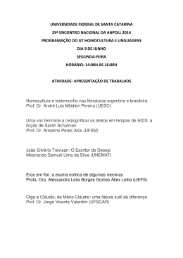Homocultura e Linguagens