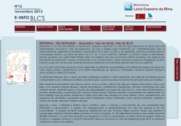 Newsletter 13 de 2013 - Biblioteca Lúcio Craveiro da Silva