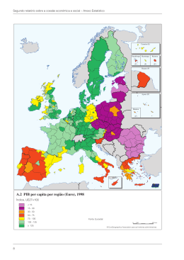 A.2 PIB per capita por região (Euro), 1998