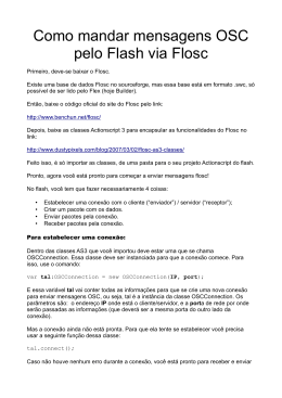 Comunica&ccedil;&atilde;o Flash via osc (Flosc)