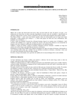 a vis&atilde;o da mulher na antropologia
