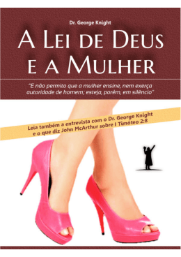 A Lei de Deus e a Mulher na Igreja