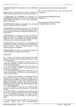 Portaria Conjunta 006/2014