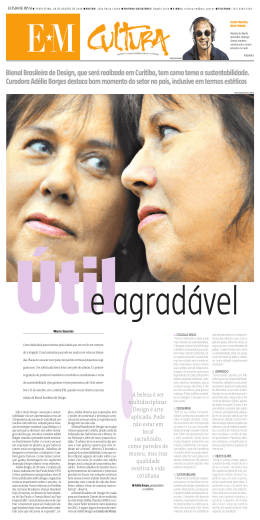 Bienal Brasileira de Design, que ser&aacute; realizada em Curitiba, tem