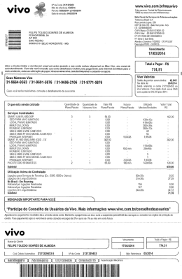 MÊS de ,demência 03,2014 www.vivo.com.br/meuvivo