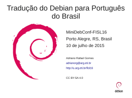 Material da palestra – Tradução do Debian para Português do Brasil