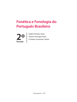 Fonética e fonologia do português brasileiro : 2º