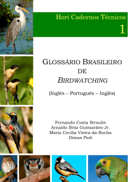 Glossário Brasileiro de Birdwatching