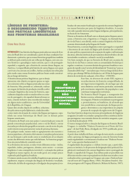 l&iacute;nguas de fronteira: o desconhecido territ&oacute;rio das pr&aacute;ticas