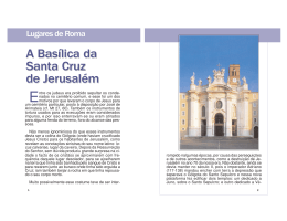 A Basílica da Santa Cruz de Jerusalém