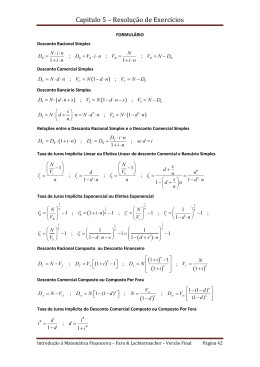 Exercícios resolvidos | Capítulo 5