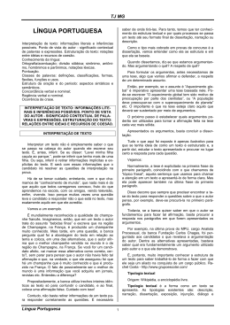 LÍNGUA PORTUGUESA - Dicas Diárias de Português