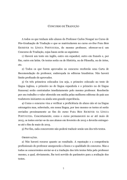 A todos os que tenham sido alunos do Professor Carlos Nougu&eacute; no