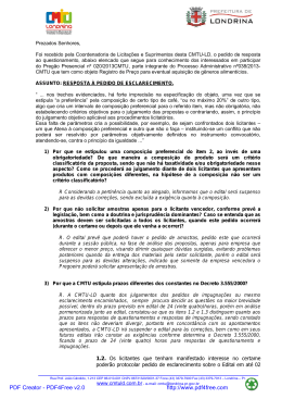 1.2. Os licitantes que tenham manifestado interesse no certame