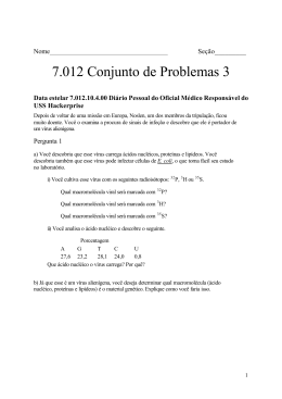 7.012 Conjunto de Problemas 3