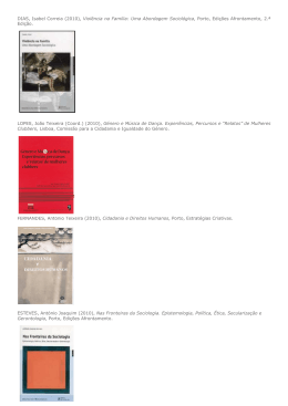 Publicações IS \(01\) - Instituto de Sociologia