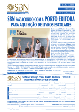SBN rAzAcomiq coMA PORTO EDITORA