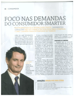 FOCO NAS DEMANDAS Do coNsUMIDoR sMARTER