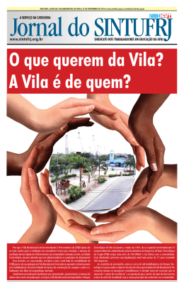 Especial Vila Residencial da UFRJ
