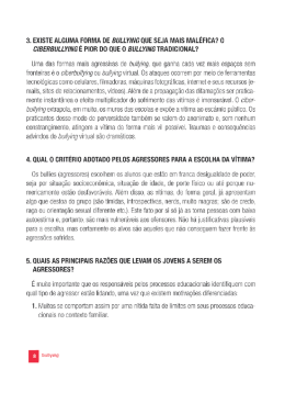 3. existe alguma forma de bullying que seja mais malefica?