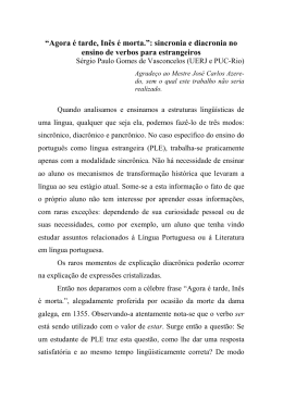 Quando estudamos e ensinamos uma l&iacute;ngua, qualquer que seja ela