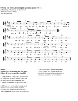 9. Criai em mim um coração que seja puro ( Sl. 51)