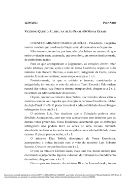 3&ordm; Ministro Marco Aur&eacute;lio de Mello - Instituto Brasileiro de Ci&ecirc;ncias