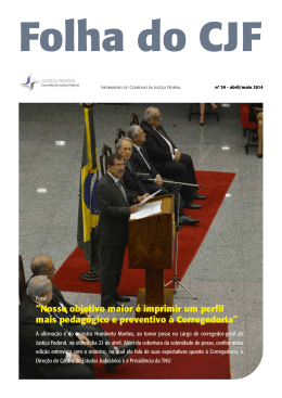 Folha do CJF - Conselho da Justi&ccedil;a Federal