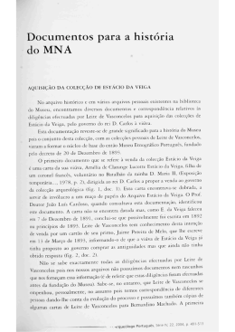 Documentos para a hist&oacute;ria do MNA: aquisi&ccedil;&atilde;o da colec&ccedil;&atilde;o de