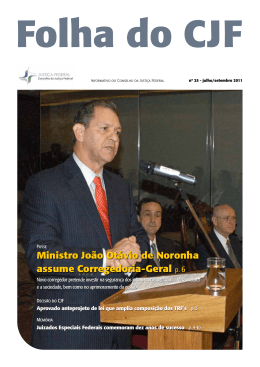Folha do CJF - Conselho da Justi&ccedil;a Federal