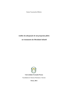 Disserta&ccedil;&atilde;o de Mestrado Soraia Ribeiro