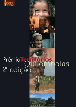 Pr&ecirc;mio Territ&oacute;rios Quilombolas 2&ordf; Edi&ccedil;&atilde;o