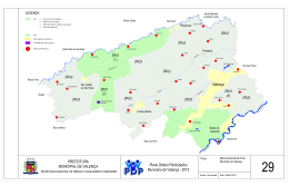 Mapa Plano Diretor SEDE Agro Vilas Zona Rural 2015