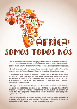 &Aacute;frica- Somos Todos Um
