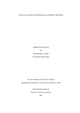 Depois de mostrar e exemplificar estes dois conceitos de arte, e