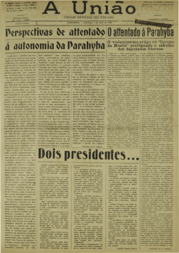 Dois presidentes &bull;&bull; &bull;