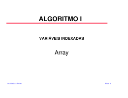ALGORITMO I - DEINF/UFMA