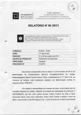 1 - Tribunal de Justi&ccedil;a do Estado de Goi&aacute;s