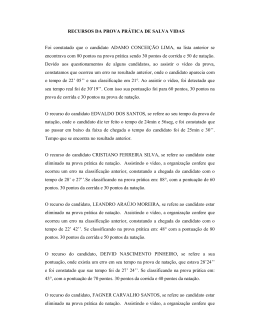recursos da prova pr&aacute;tica de salva vidas