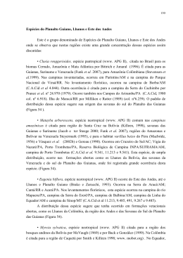 An&aacute;lise comparativa do ecossistema campina na Amaz&ocirc;nia brasileira