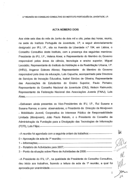 ACTA N&ordm; 2 - Portal da Juventude