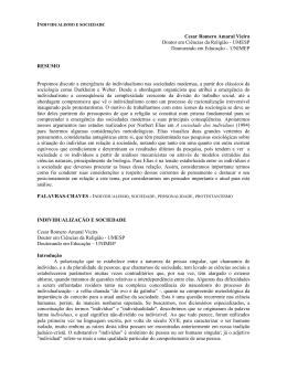 Individualismo e sociedade