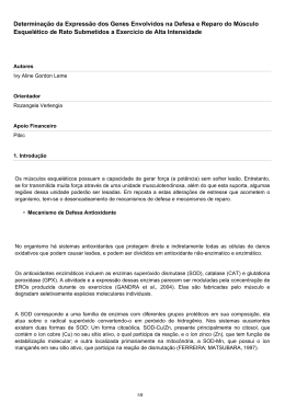 Determina&ccedil;&atilde;o da Express&atilde;o dos Genes Envolvidos na