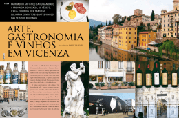 Arte, Gastronomia e vinhos em Vicenza