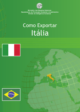 It&aacute;lia (2014) - Invest & Export Brasil