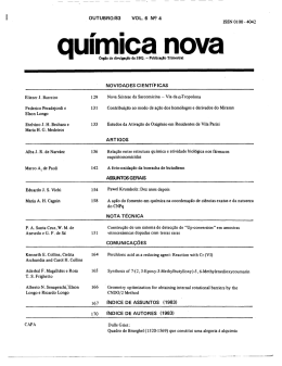 Química Nova - Sociedade Brasileira de Química