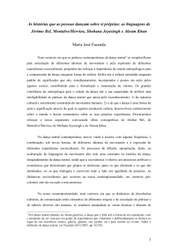 As hist&oacute;rias que as pessoas dan&ccedil;am sobre si pr&oacute;prias